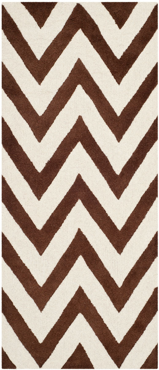 Safavieh Clearance Cambridge CAM139H Dark Brown Rug