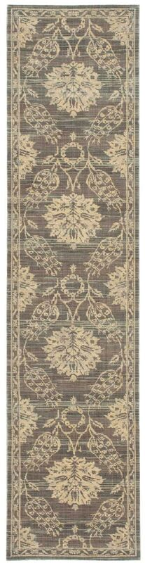 Nourison Clearance Silk Elements SKE31 Graphite Rug