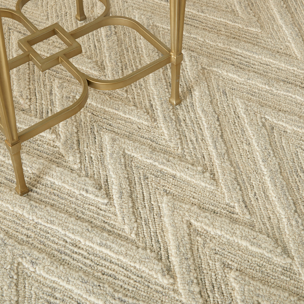 nourison interlock itl04 ivory grey rug
