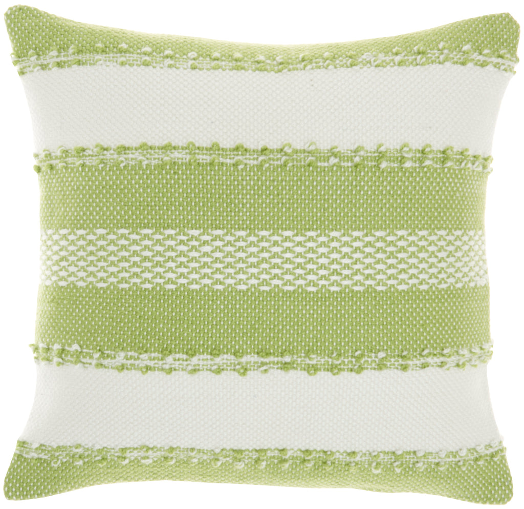 nourison outdoor vj088 green pillow