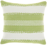 nourison outdoor vj088 green pillow