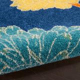 nourison allur alr06 navy multicolor rug