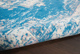 nourison grafix grf14 blue rug