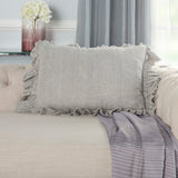 nourison sofia ge901 grey pillow