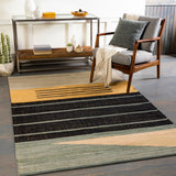 surya fulham fhm 2301 black rug