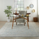 nourison infinite ift05 blue rug