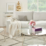 nourison luminescence z2014 pewter pillow
