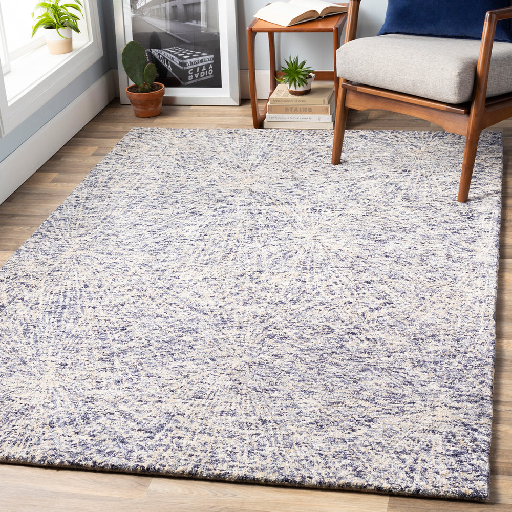Rectangular Surya Rug Co. Falcon Navy Rug | Outdoor Rugs | Rugs Done Right