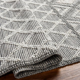 surya fleur fle 2300 light grey rug