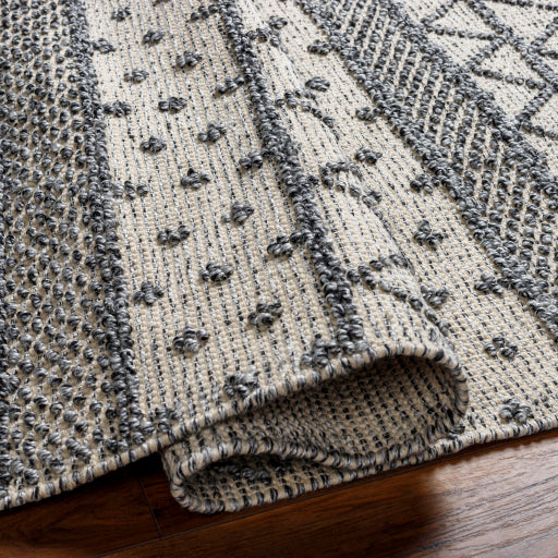 surya fleur fle 2305 light grey rug