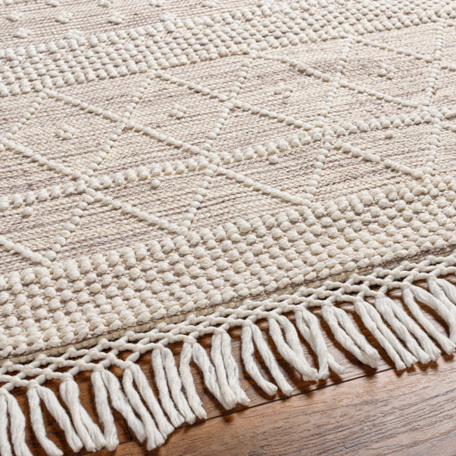 surya fleur fle 2306 light grey rug
