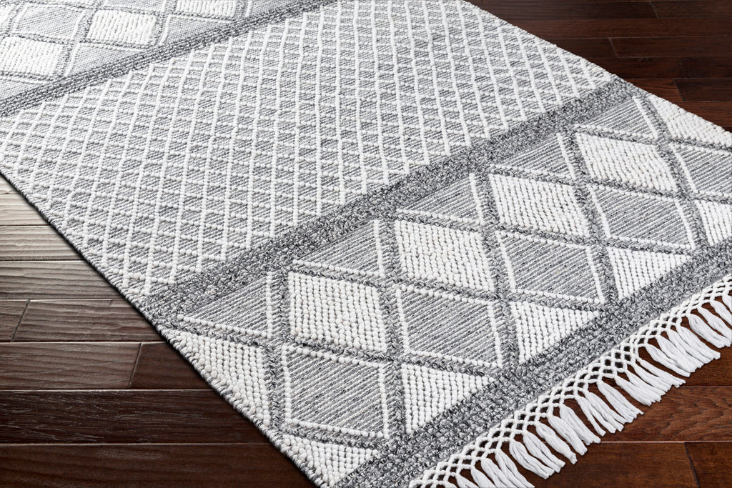 surya fleur fle 2307 light grey rug