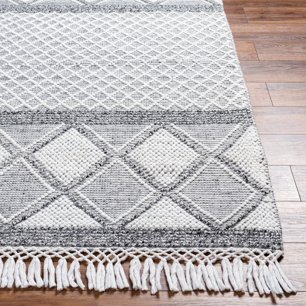 surya fleur fle 2307 light grey rug