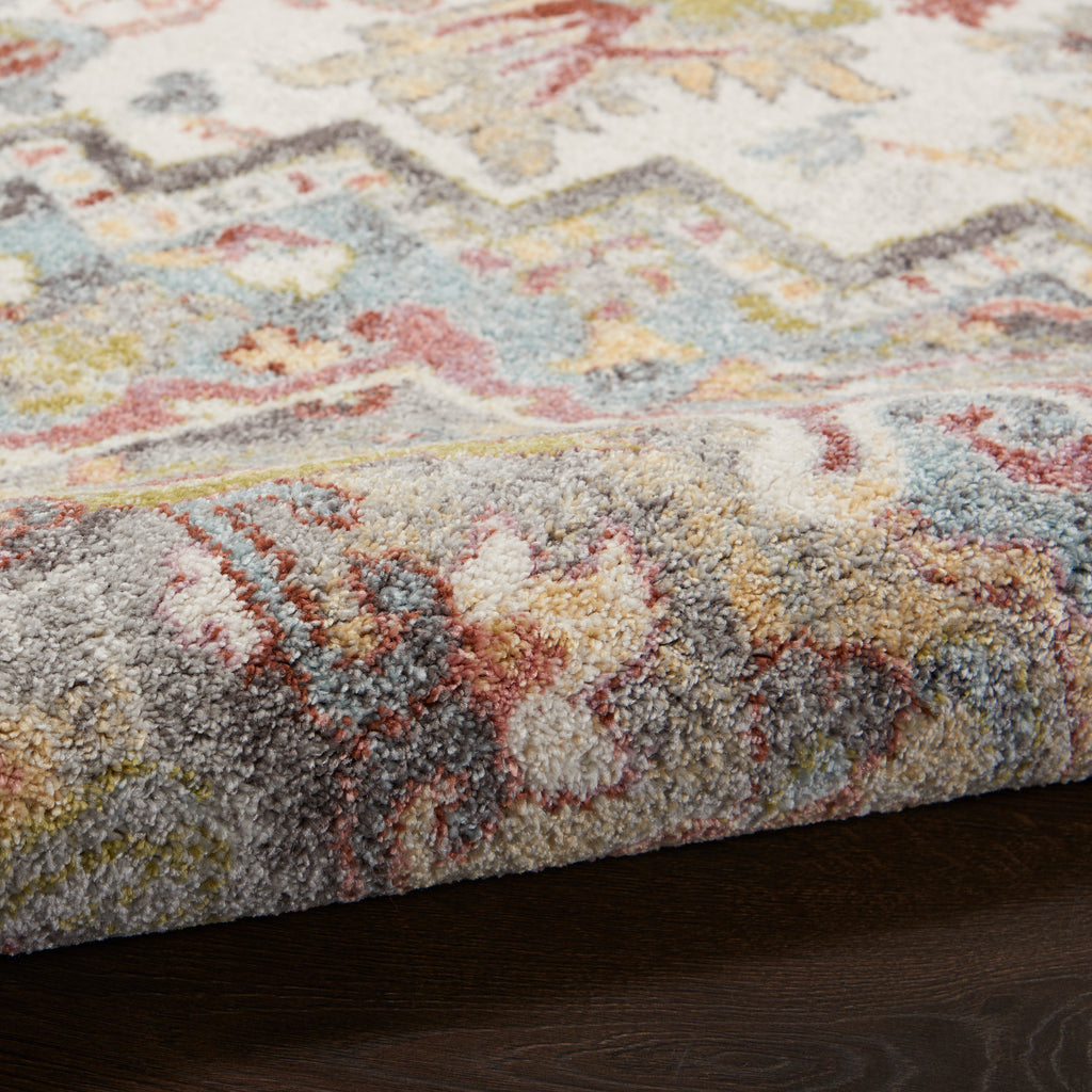 nourison soraya sor04 ivory multi rug