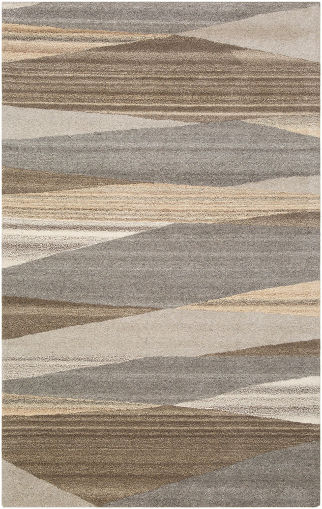 Rectangular Surya Forum Dark Brown Rug | Brown Rugs | Rugs Done Right