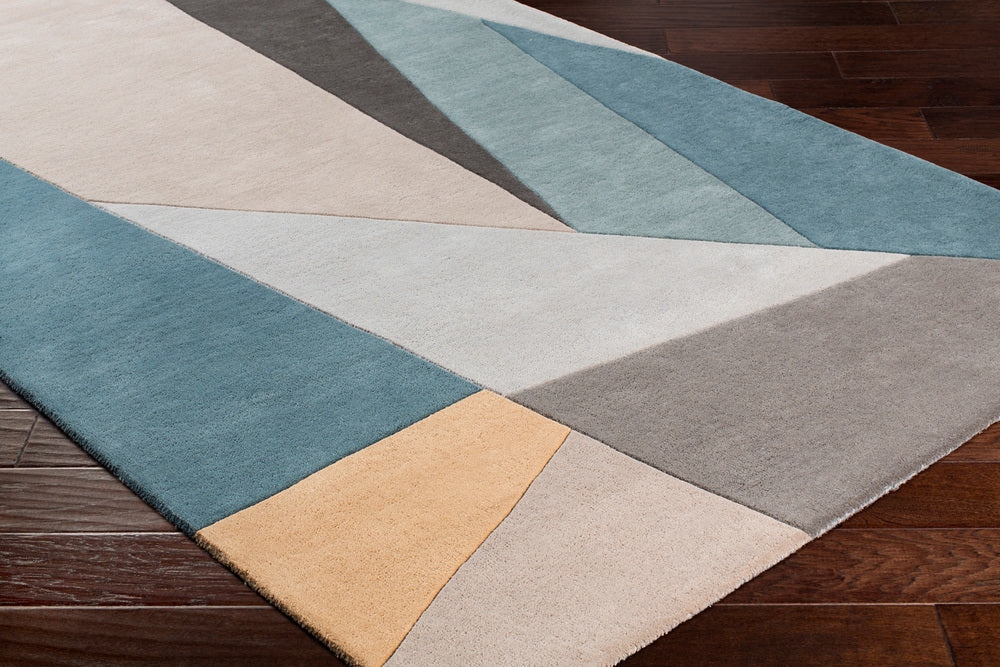 Surya Rug Co. Forum Teal Rug | Multicolored Rugs | Rugs Done Right 