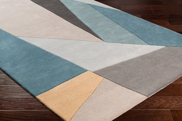 Surya Rug Co. Forum Teal Rug | Multicolored Rugs | Rugs Done Right 