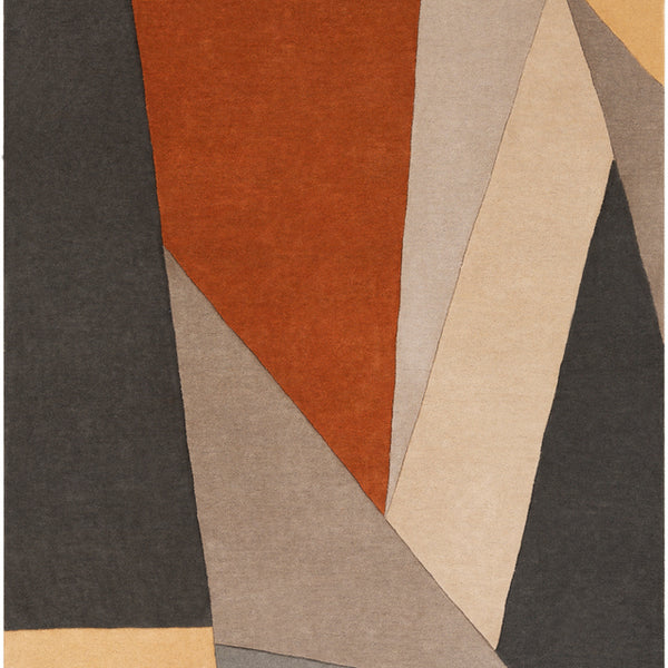 Livabliss Forum FM-7224 Burnt Orange Rug