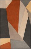 Livabliss Forum FM-7224 Burnt Orange Rug