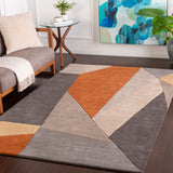 Livabliss Forum FM-7224 Burnt Orange Rug