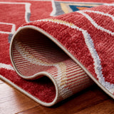 safavieh clearance farmhouse fmh599q red rug