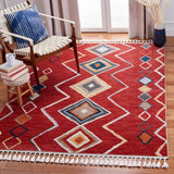 safavieh clearance farmhouse fmh599q red rug