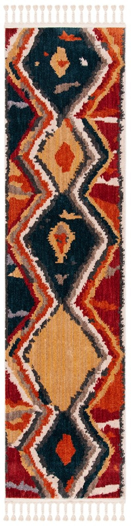 safavieh clearance farmhouse 800 fmh803c yellow red rug