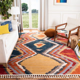 safavieh clearance farmhouse 800 fmh803c yellow red rug