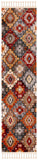 safavieh clearance farmhouse 800 fmh805f grey red rug