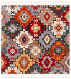 safavieh clearance farmhouse 800 fmh805f grey red rug