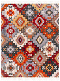 safavieh clearance farmhouse 800 fmh805f grey red rug