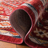 safavieh clearance farmhouse fmh814q red rug