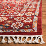 safavieh clearance farmhouse fmh814q red rug