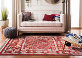 safavieh clearance farmhouse fmh814q red rug