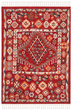 safavieh clearance farmhouse fmh814q red rug