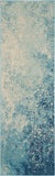 nourison passion psn10 navy light blue rug