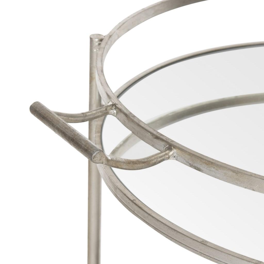safavieh clearance fox2552a silver bar cart