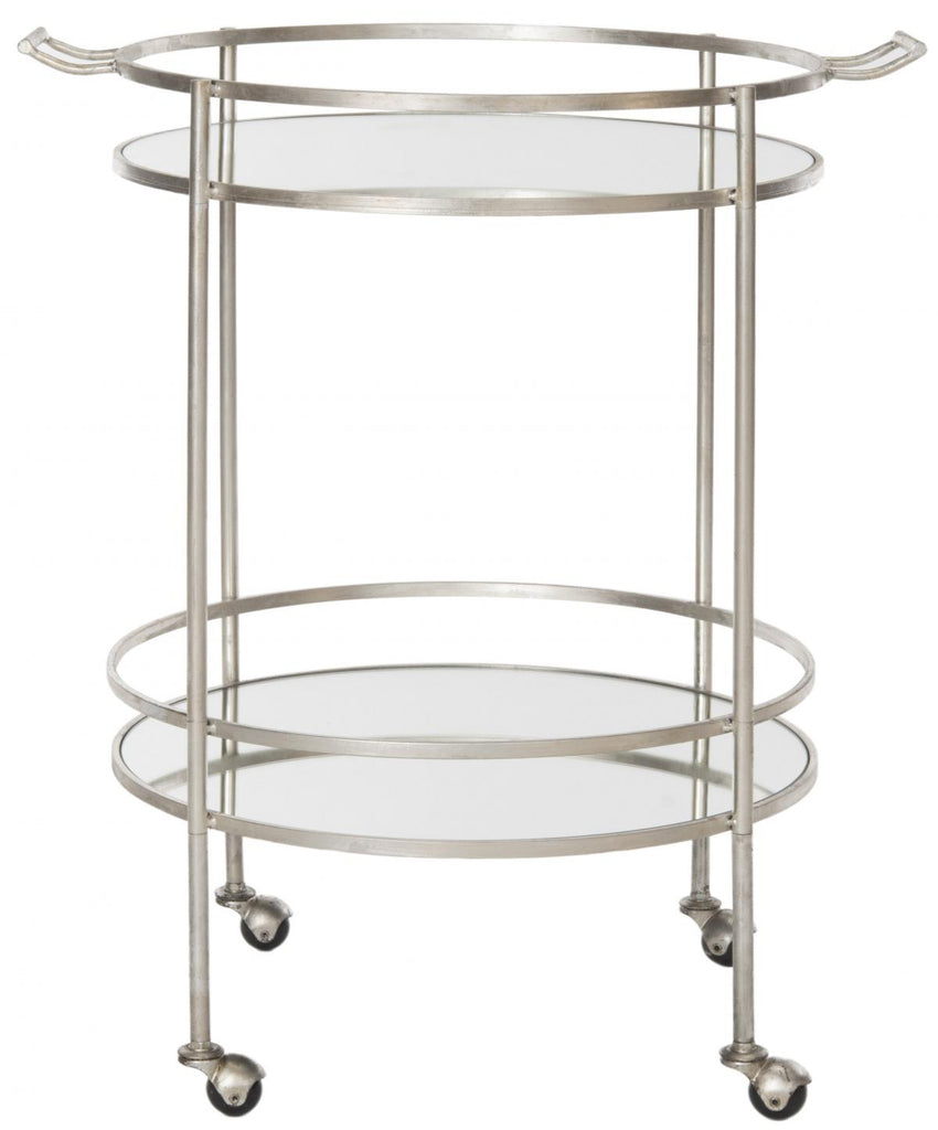 safavieh clearance fox2552a silver bar cart