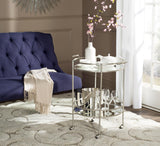 safavieh clearance fox2552a silver bar cart