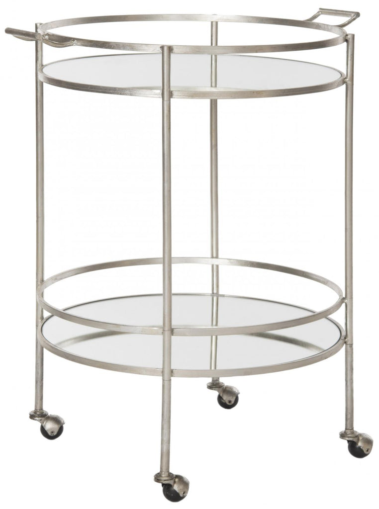 safavieh clearance fox2552a silver bar cart