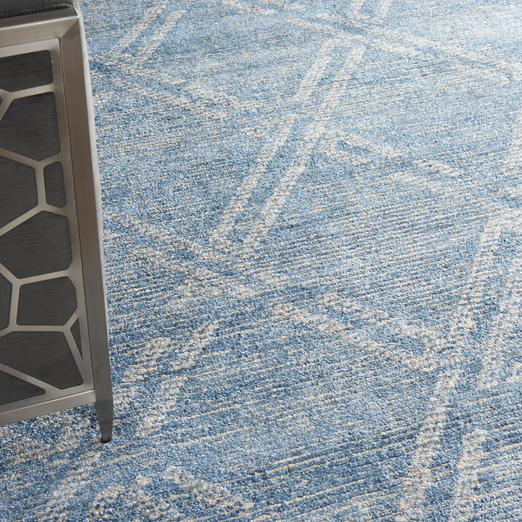 nourison venosa vsn01 blue ivory rug