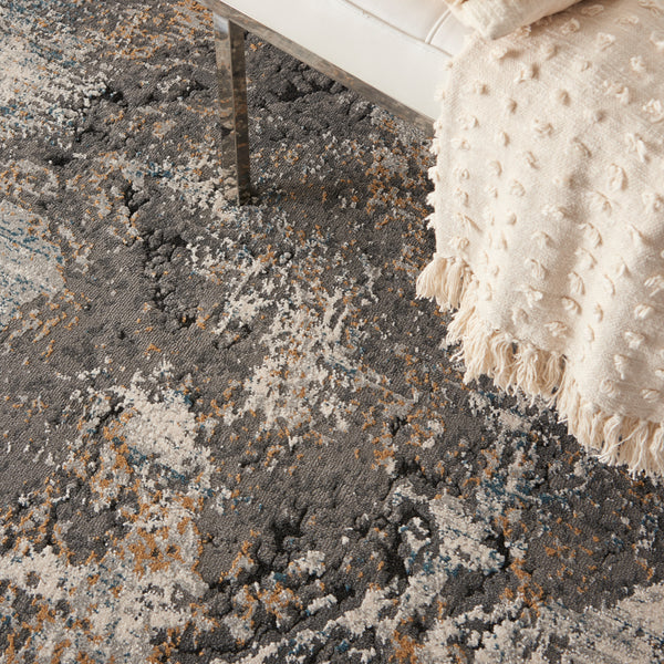 nourison tangra tnr01 grey multi rug