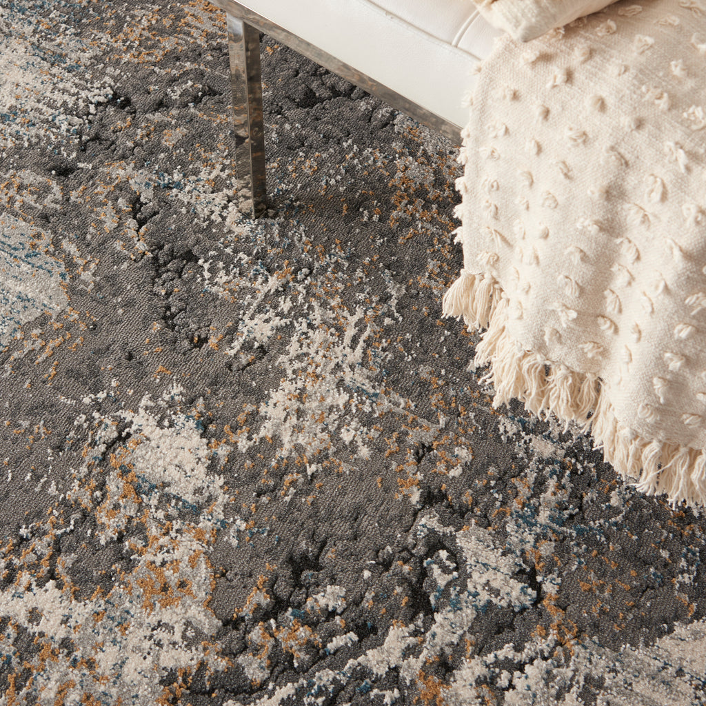 nourison tangra tnr01 grey multi rug