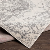 surya floransa fsa 2338 silver gray rug