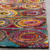 safavieh clearance fiesta shag fsg359m multi rug