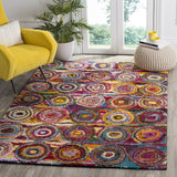 safavieh clearance fiesta shag fsg359m multi rug