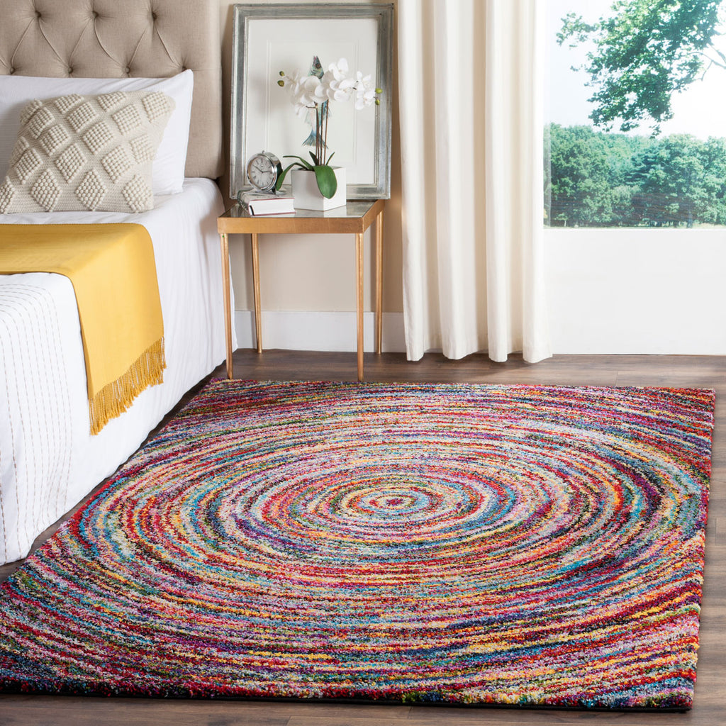 safavieh clearance fiesta shag fsg360m multi rug