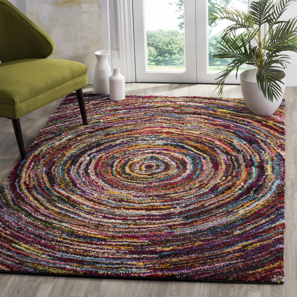 safavieh clearance fiesta shag fsg360m multi rug