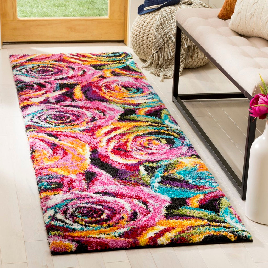 safavieh clearance fiesta shag fsg366b fuchsia rug