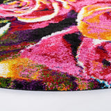 safavieh clearance fiesta shag fsg366b fuchsia rug